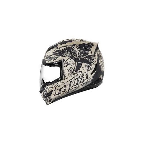 ICON AIRMADA SCRAWL HELMET MATTE BONE