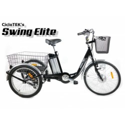 Triciclo Eléctrico CicloTEK Swing ELITE PLUS Negro