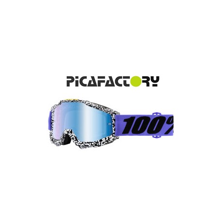 GAFAS 100% ACCURI BRENTWOOD OFFROAD MIRROR BLUE LENS