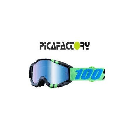 GAFAS 100% ACCURI ZERG OFFROAD MIRROR BLUE LENS